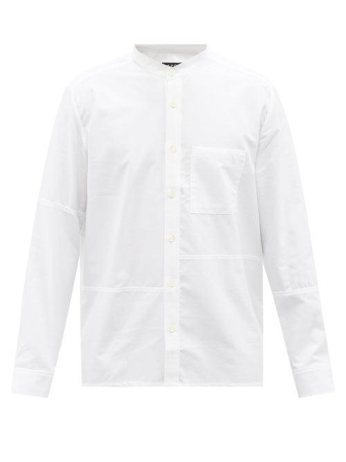 A.p.c. - Artus Patchwork Cotton-poplin Shirt - Mens - White