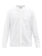 A.p.c. - Artus Patchwork Cotton-poplin Shirt - Mens - White