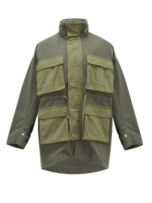 Matchesfashion.com Loewe Paula's Ibiza - Utility Pocket Cotton Hooded Parka - Mens - Khaki