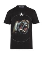 Givenchy Cuban-fit Screaming Monkey-print T-shirt