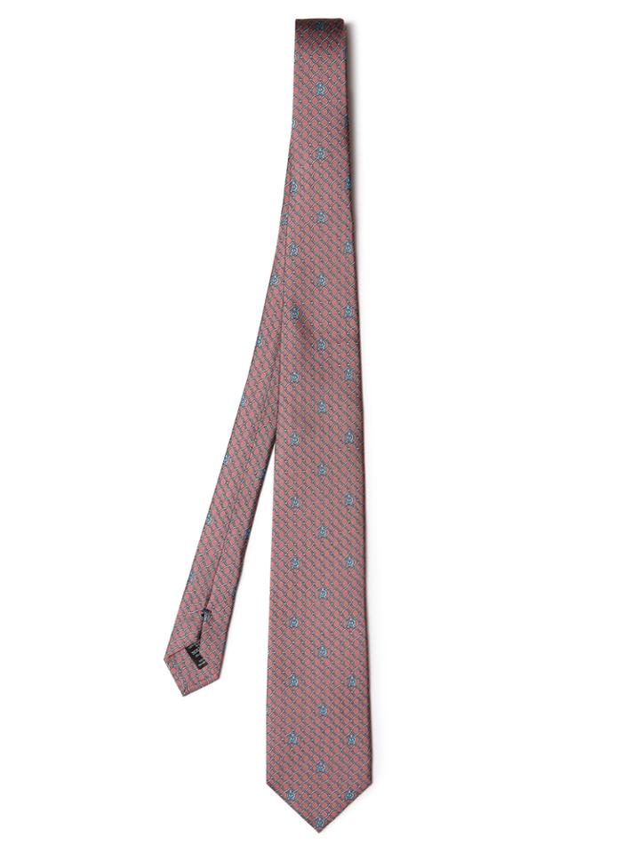 Dunhill Logo-print Silk Tie