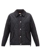 Matchesfashion.com Burberry - Lavenham Diamond-quilted Shell Jacket - Womens - Black