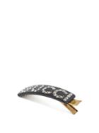 Gucci Crystal-embellished Logo Hair Clip