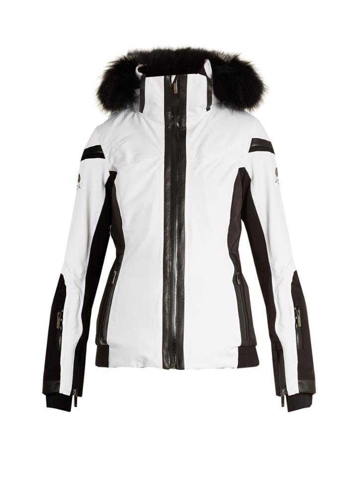 Lacroix Wave Fur-trimmed Bi-colour Technical Ski Jacket