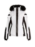 Lacroix Wave Fur-trimmed Bi-colour Technical Ski Jacket