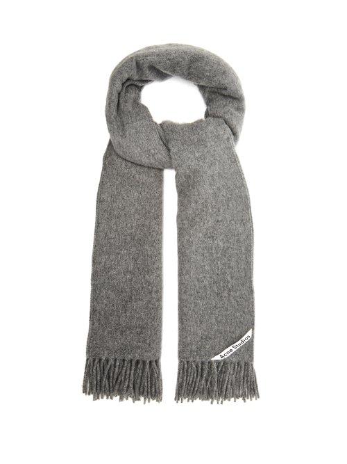 Matchesfashion.com Acne Studios - Canada Wool Scarf - Mens - Light Grey