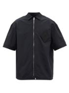 A-cold-wall* - Surface Nylon Short-sleeved Overshirt - Mens - Black