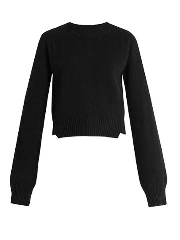 Haider Ackermann Invidia Asymmetric-hem Wool-blend Sweater