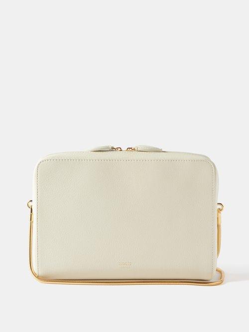 Khaite - Anna Leather Cross-body Bag - Womens - White