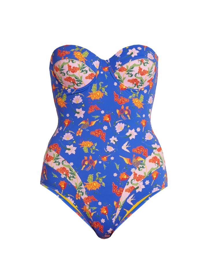 Paolita Mughal Strapless Swimsuit