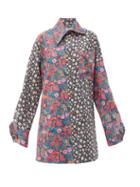 Matchesfashion.com Vivienne Westwood - Lottie Oversized Liberty Print Cotton Shirt - Womens - Multi
