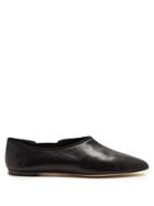 The Row Cara Leather Loafers