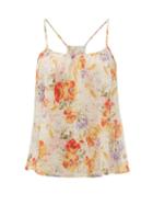 Matchesfashion.com Loup Charmant - Floral-print Organic-cotton Cami Top - Womens - Yellow Print