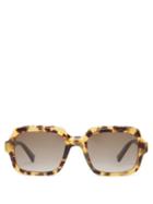 Matchesfashion.com Givenchy - Oversized Squared Tortoiseshell-acetate Sunglasses - Womens - Tortoiseshell
