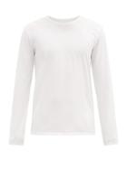 Matchesfashion.com Rag & Bone - Organic Cotton-jersey Long-sleeved T-shirt - Mens - White