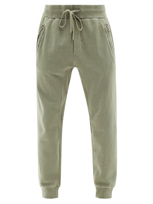 Ksubi - Restore Trax Cotton-jersey Track Pants - Mens - Green