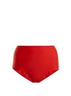 Matchesfashion.com Matteau - The High Waist Bikini Briefs - Womens - Red