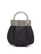Matchesfashion.com Rosantica - Follie Crystal Taffeta Bag - Womens - Black Multi
