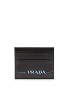 Matchesfashion.com Prada - Logo Debossed Cardholder - Womens - Black