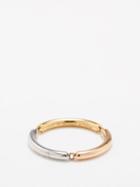 Le Gramme - 4g Segmented 18kt Gold Ring - Mens - Multi