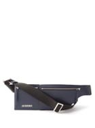 Jacquemus - Banane Carre Leather Cross-body Bag - Mens - Navy