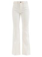 See By Chlo - Broderie-anglaise Bootcut Jeans - Womens - White