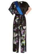 Diane Von Furstenberg Floral-print Silk Jumpsuit