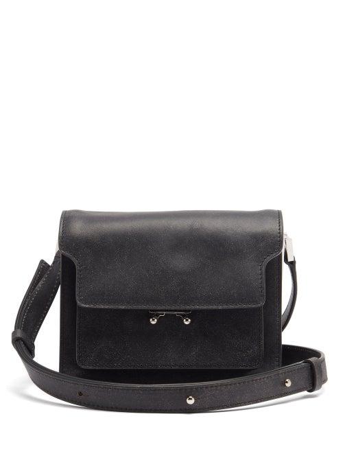 Matchesfashion.com Marni - Trunk Mini Grained-leather Cross-body Bag - Mens - Black