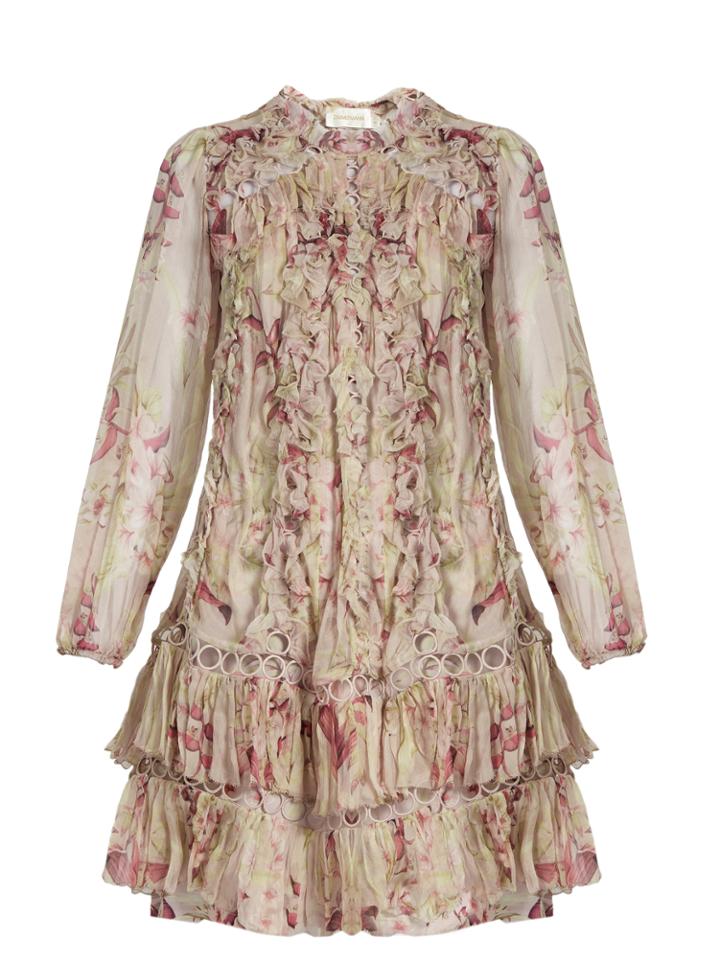 Zimmermann Winsome Sphere Floral-print Silk Dress
