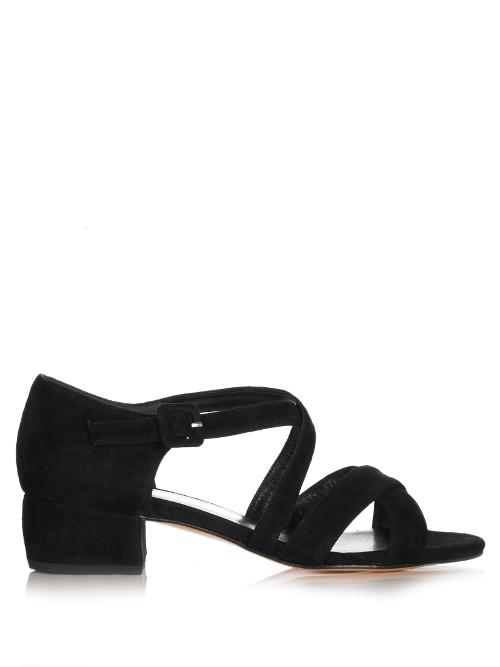Maryam Nassir Zadeh Chiara Block-heel Suede Sandals