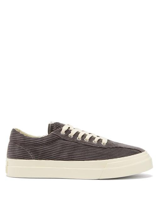 Matchesfashion.com Stepney Workers Club - Dellow Corduroy Trainers - Mens - Grey