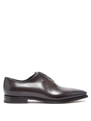 Matchesfashion.com Berluti - Alessandro Clair Leather Oxford Shoes - Mens - Black