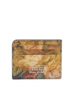 Maison Margiela - Tapestry-print Leather Cardholder - Womens - Multi