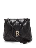 Matchesfashion.com Balenciaga - Touch Medium B-plaque Quilted-leather Shoulder Bag - Womens - Black