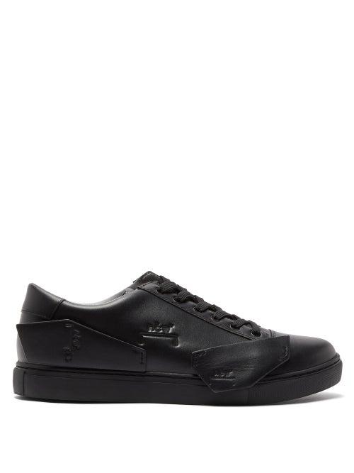 Matchesfashion.com A-cold-wall* - Shard Leather Trainers - Mens - Black