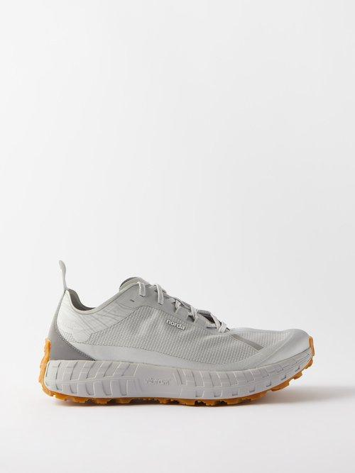 Satisfy - X Norda 001 Mesh Trainers - Mens - Silver Brown