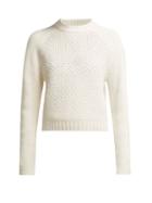 Matchesfashion.com Chlo - Contrast Knit Wool And Cashmere Blend Sweater - Womens - White