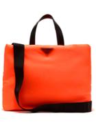 Matchesfashion.com Prada - Logo Embellished Padded Nylon Tote Bag - Womens - Orange