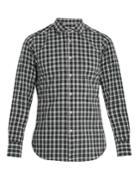 The Gigi Skat Single-cuff Checked-cotton Shirt
