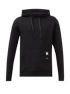 1017 Alyx 9sm - Rollercoaster-buckle Jersey Hooded Sweatshirt - Mens - Black