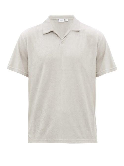Matchesfashion.com Onia - Shaun Terry Polo Shirt - Mens - Grey