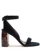 Stella Mccartney Block-heel Velvet Sandals