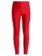 Matchesfashion.com Gucci - Logo Panel Leggings - Womens - Red
