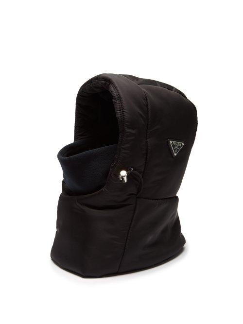 Matchesfashion.com Prada - Padded Nylon Snow Hat - Mens - Black