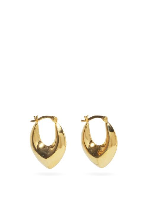 Matchesfashion.com Sophie Buhai - Clio 18kt Gold-plated Hoop Earrings - Womens - Gold