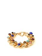 Matchesfashion.com Etro - Stone Stud Chain Link Bracelet - Womens - Multi