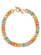 Fry Powers - Unicorn Enamel & 14kt Gold-vermeil Choker - Womens - Multi