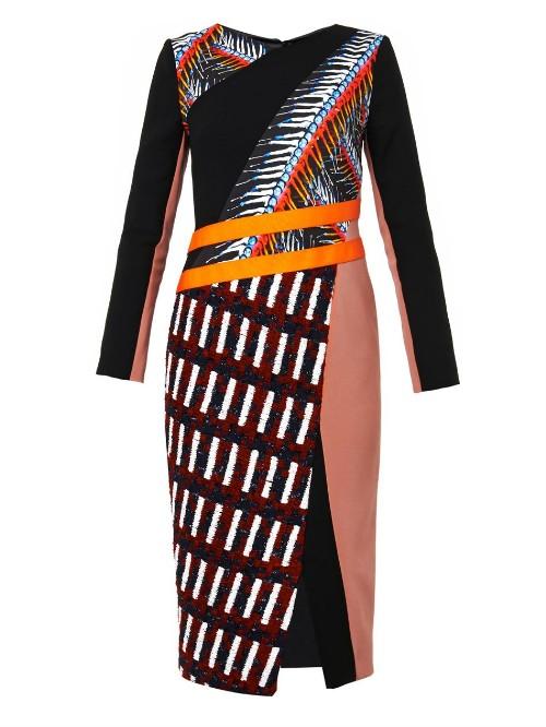 Peter Pilotto Etch Multi-panel Dress