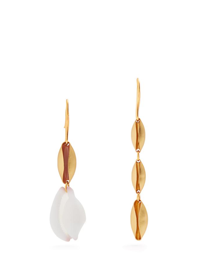 Albus Lumen X Ryan Storer Shell-embellished Earrings