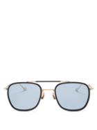 Mens Eyewear Matsuda - Aviator Titanium Sunglasses - Mens - Blue